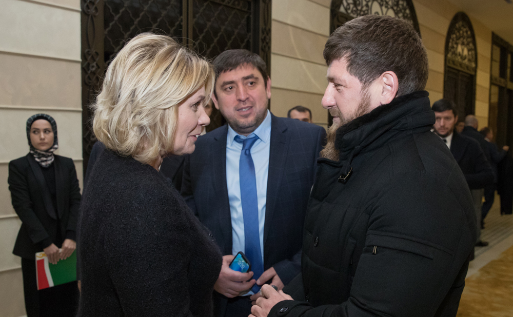 Рамзан Кадыров встретился с заместителем Председателя Федерального фонда ОМС Светланой Кравчук 